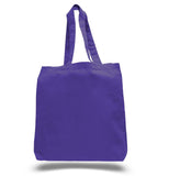 Blank Cotton Tote Bags with Gusset, Wholesale Economical Bags