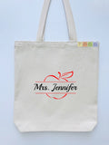Teacher Canvas Gift Tote Bags Tocobags