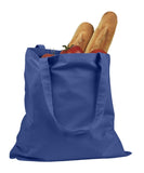 Wholesale Reusable Cotton Tote Bags, Economical Shopping Bag Blue Color