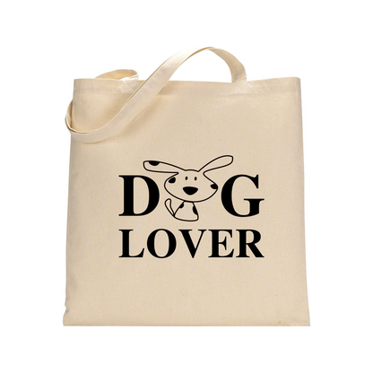 Dog Lover Tote Bags, Dog Mom Gift Canvas Bag, Dog Lovers Gifts for Women, Best Dog Mom Printed Cotton Bag