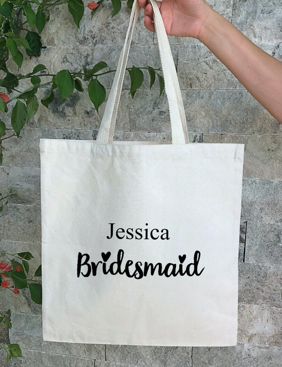 Personalised Bridesmaid Tote Bag, Custom Bridesmaids Gift Bag, Bridal Party  Gift Bag, Hen Party Bags, Wedding Accessories, Floral Gold, Maid of Honor,  Team Bride Tribe : Amazon.co.uk: Handmade Products