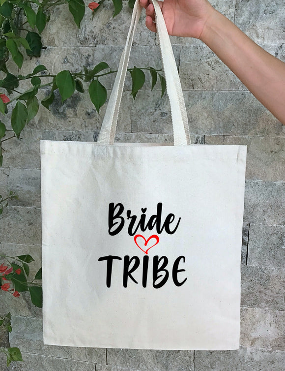 bride tribe Personalized Wedding Canvas Gift Tote Bags, Bride, Bridesmaid Gift Bags, PWB16