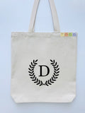 Monogrammed Canvas Tote Bags, MB04