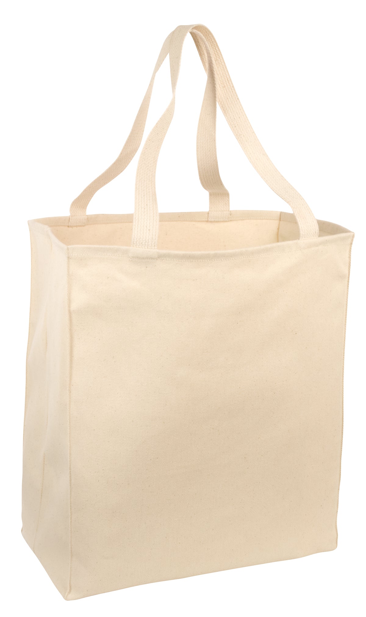 Long Handle Canvas Twill Shopper Tote Bag TB06