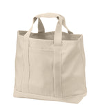 Wholesale Heavy Canvas Boat and Totes, Twill Open-Top Beach Bags Bulk