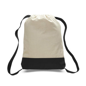 Heavy Canvas Two-Tone Color Sports Backpack