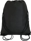 Wholesale Budget Friendly Non-Woven Drawstring Bags,Backpacks black
