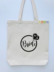 Bride Canvas Tote Bags BB10