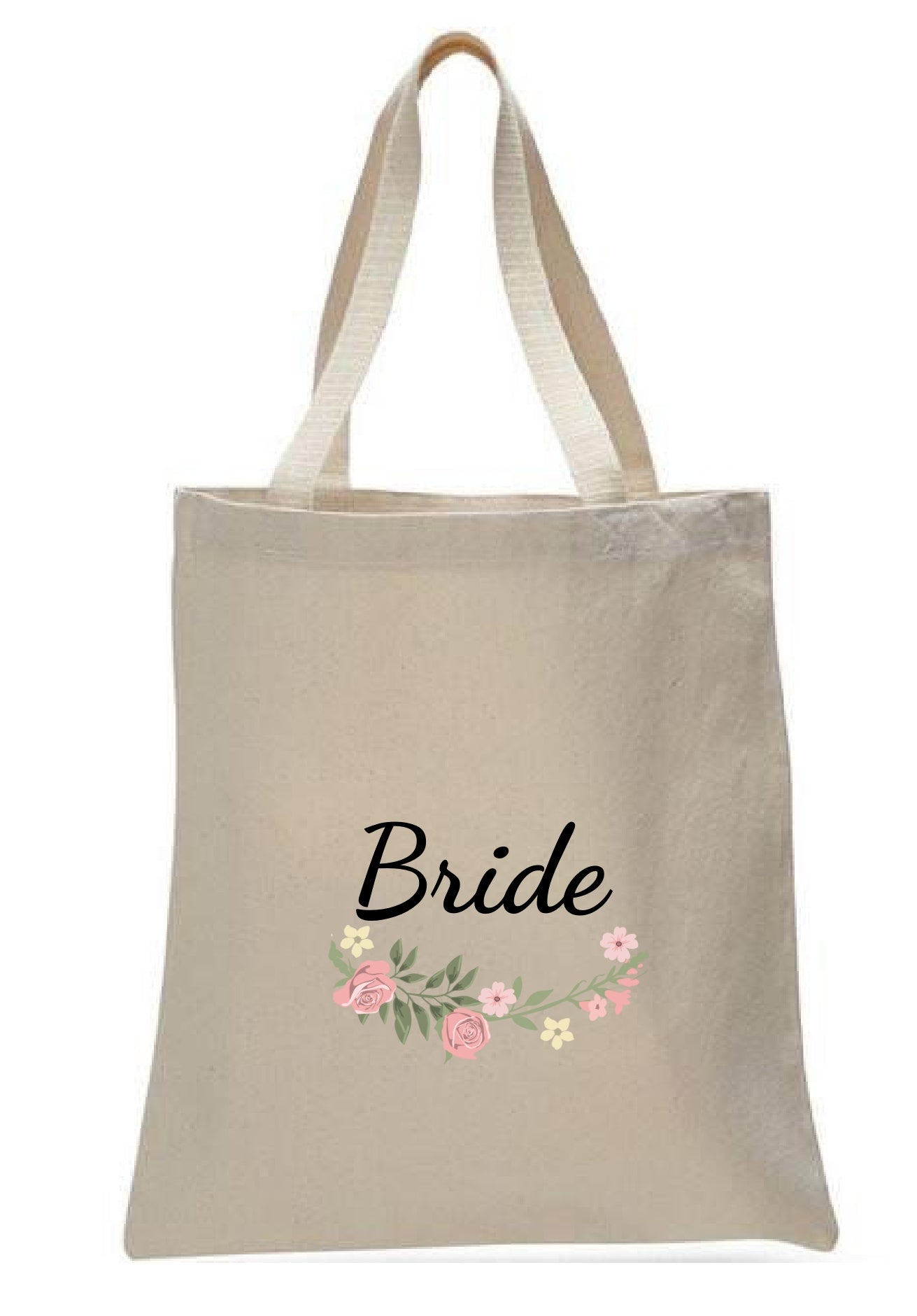 Wedding Canvas Gift Tote Bags, Party Gifts, Bride, WB33