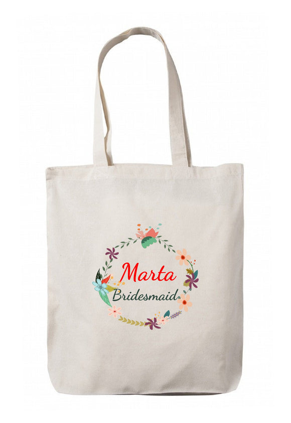 Personalized Wedding Canvas Gift Bags, Party Favors Gifts, WB54