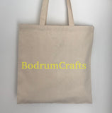 BodrumCrafts Wholesale Heavy Duty Plain Canvas Tote Bags, in Bulk Cheap Totes