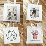 Personalized Canvas Tote Bags, Custom Printed Cotton Bag in Full Color  Edit alt text