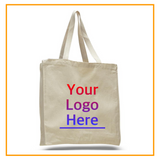 Custom Tote Bags with Logo, Personalized Canvas Totes with Name, Large Size, Your Photo Printing, Promotional Tote, Bag Bulk