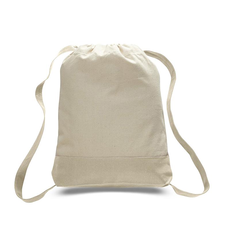 wholesale natural Heavy Canvas Two-Tone Color Sports Backpack