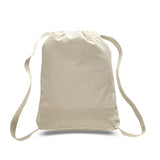 wholesale natural Heavy Canvas Two-Tone Color Sports Backpack