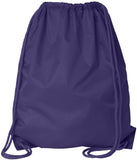 wholesale Polyester Sports Drawstring Backpack, Medium Size bulk
