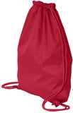 wholesale Polyester Sports Drawstring Backpack, Medium Size bulk