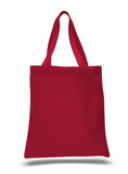 wholesale Red Color Heavy Canvas Tote Bags with Bottom Gusset