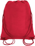 red Wholesale Budget Friendly Non-Woven Drawstring Bags,Backpacks