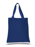 Royal Color Heavy Canvas Tote Bags with Bottom Gusset