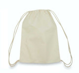 Small Size Cotton Drawstring Backpack