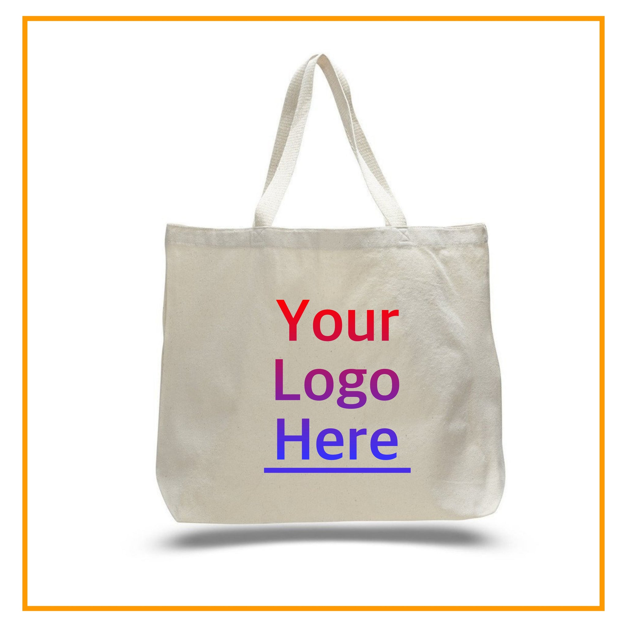 Canvas bag Classic with soil and gusset | bags with logo printed |  deprismedia.com