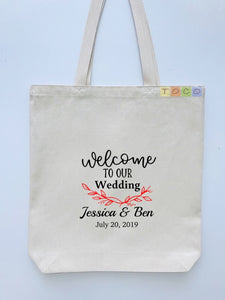 Wedding Welcome Tote Bags, Hotel Destination Guests WB06