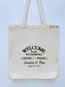 Wedding Welcome Tote Bags, Hotel Destination Guests WB07