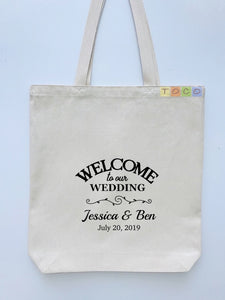 Wedding Welcome Tote Bags, Hotel Destination Guests WB08