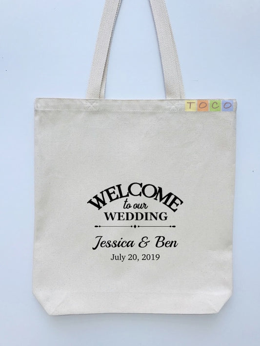 Wedding Welcome Tote Bags, Hotel Destination Guests WB09