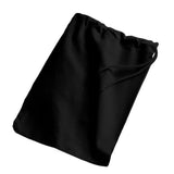 Wholesale Canvas Cotton Shoes Bags with Drawstring Sacks bulks Black