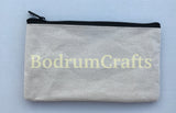Wholesale Canvas Zipper Pouch Bags, Multi-Purpose Travel Makeup Bags Bulk
