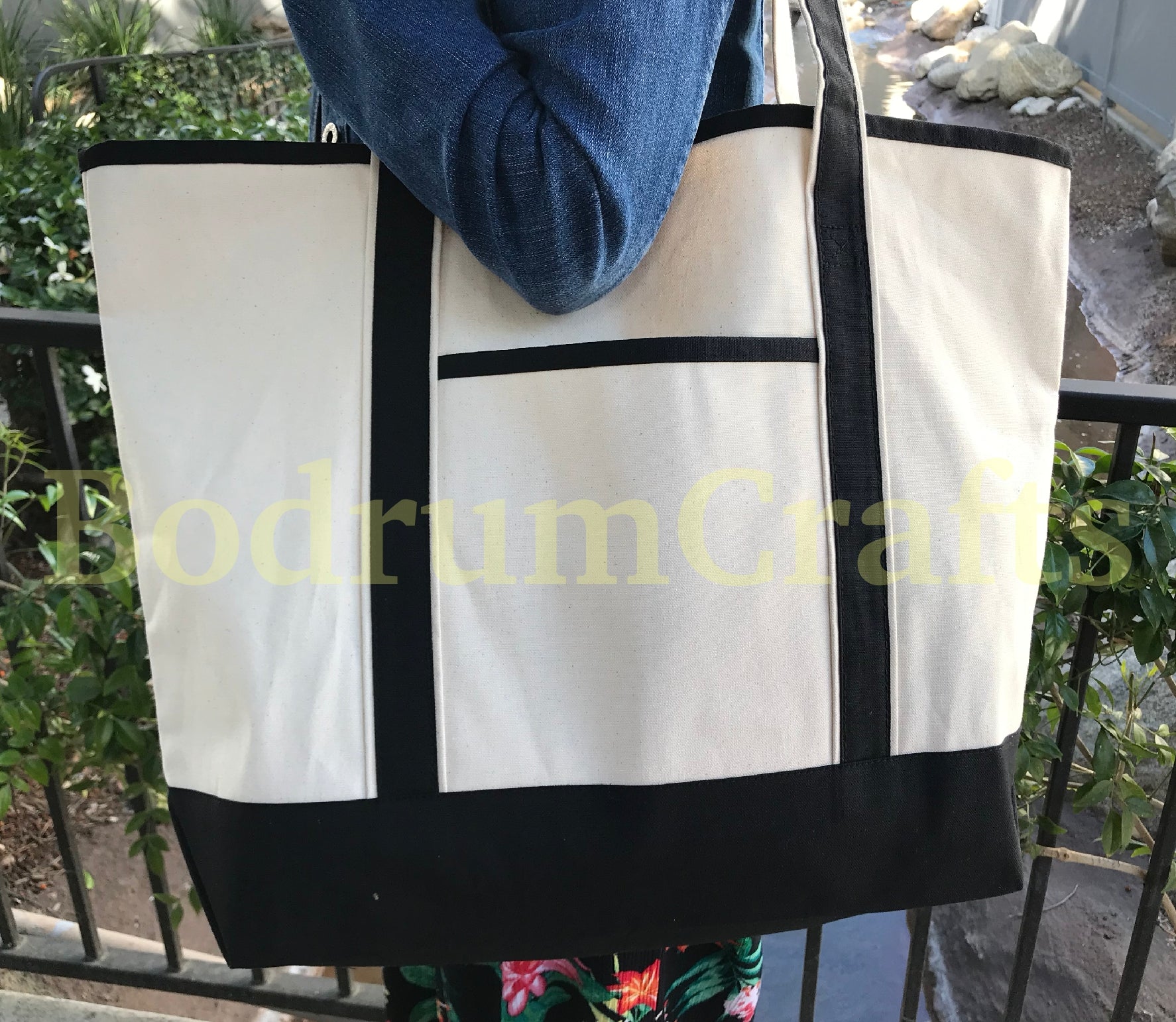 Wholesale Large Cruiser Cotton Tote Bag | Tote Bags | Order Blank