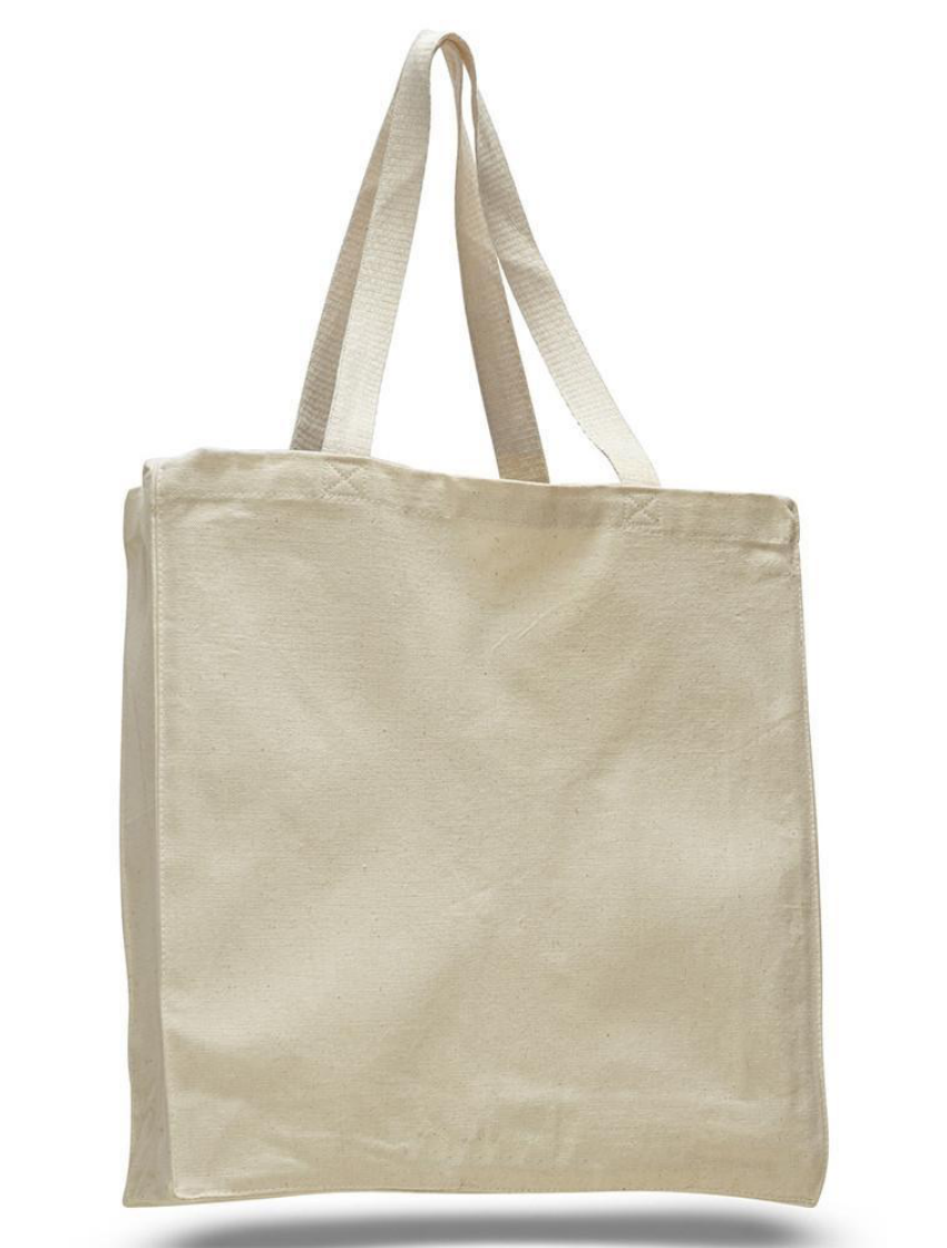 Large Canvas Cotton Tote Bags Wholesale, Cheap Handbags, White Black