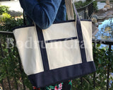 Deluxe Heavy Duty Canvas Leisure Shoulder Tote Bags, Boat Totes Wholesale Bulk BodrumCrafts